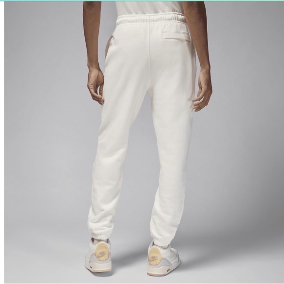 Nike Jordan Mens Fleece Sweatpants Joggers Cream Size XL New With Tags - Picture 3 of 10